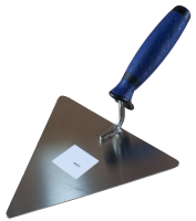 Кельма трикутна нержавіюча 200мм ручка Гумова "WoffMann" 