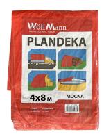 Тент "Оранжевий 4×8м 80 GSM Orange color" ТМ "WoffMann PLANDEKA MOCNA" (8шт/уп)