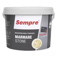 SEMPRE Мармуровий камінь - декоративна та захисна штукатурка 25кг MARRONE 44		