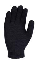 Рукавиці трикотажні зимові, жіночі чорні арт.4351