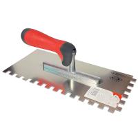 Терка для гіпсу 280х130мм зуб 10х10 ручка Двохкомпонентна OLEJNIK