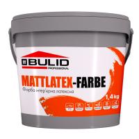 Фарба "MATTLATEX FARBE" інтер’єрна латексна 1,4кг ТМ «BULID»