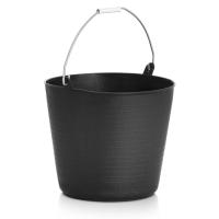 Відро Будівельне еластичне 26л Чорне Іспанія "WoffMann" 