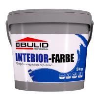 Фарба "INTERIOR FARBE" інтер’єрна акрилова 3кг ТМ «BULID»