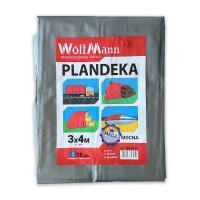 Тент MEGA "Срібний 3×4м 180 GSM Silver color" ТМ "WoffMann PLANDEKA MEGA MOCNA" (10шт/уп)