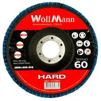 Круг шліфувальний пелюстковий HARD 125х22,23мм Зерно 60 ТМ «WoffMann professional tools»