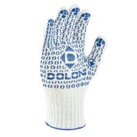 Рукавиці трикотажні з ПВХ малюнком Універсал білі 10 клас арт.520