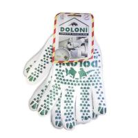 Рукавиці трикотажні з 2-х сторін ПВХ Стандарт білосніжні арт.580