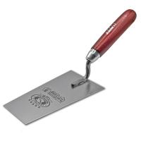 Кельма трапецієвидна вузька 140мм нержавіюча сталь ручка Дерев'яна OLEJNIK