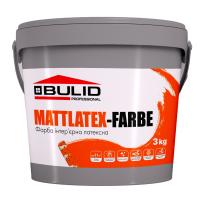 Фарба "MATTLATEX FARBE" інтер’єрна латексна 3кг ТМ «BULID»