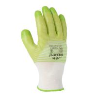 Рукавиці трикотажні D-RESIST зелені з ПВХ-покриттям, непов облив, розмір 9 арт.4552