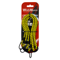 Стяжка еластична "4 РУКИ" зі сталевими гачками 8мм х 80м 2шт ТМ «WoffMann professional tools»