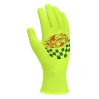 Рукавиці жовті з 2-х стороннім чорним ПВХ малюн "Авто" 13 клас  арт. 4110