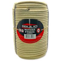 Мотузка в'язана 8мм 100м ковровка асорті TM "BULID"