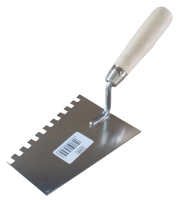 Кельма трапецієвидна 160мм з зубом 8х8мм