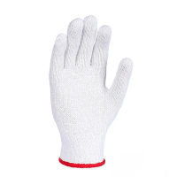 Рукавиці трикотажні без ПВХ Стандарт білосніжні арт.576