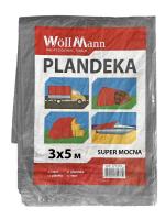 Тент "Срібний 3×5м 110 GSM Silver color" ТМ "WoffMann PLANDEKA SUPER MOCNA" (16шт/уп)