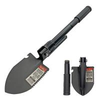 Лопата Міні саперна складна гумова ручка 415мм (КОМПАС)