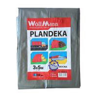 Тент MEGA "Срібний 3×5м 180 GSM Silver color" ТМ "WoffMann PLANDEKA MEGA MOCNA" (8шт/уп)