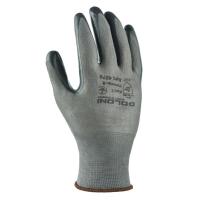 Рукавиці трикотажні D-OIL з нітриловим покриттям, неповний облив, сірий розмір 8 арт.4576