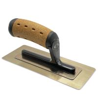 Терка VENETIAN ЗОЛОТО загартована нержавіюча сталь 200х86х0,3мм ручка Корок