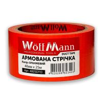 Армована стрічка оранжева 48мм*25м "Woffmann"  48рол/ящ