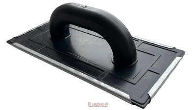 Терка з пластику 130x270мм "Рашпіль" для вирівнювання пінопласту "WoffMann" (штрих-код)