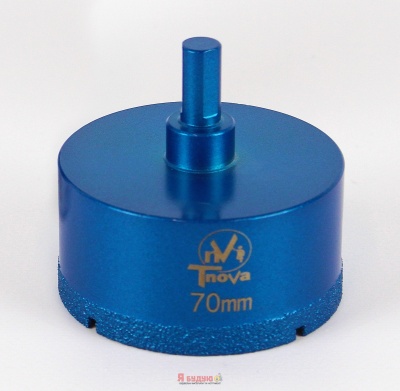 Коронка алмазна вакуумна Т-Nova 70mm