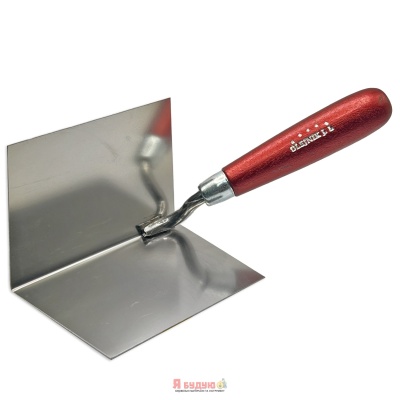 Кельма нержавіюча сталь штукатурна 75х110мм внутрішня ручка Дерев'яна OLEJNIK