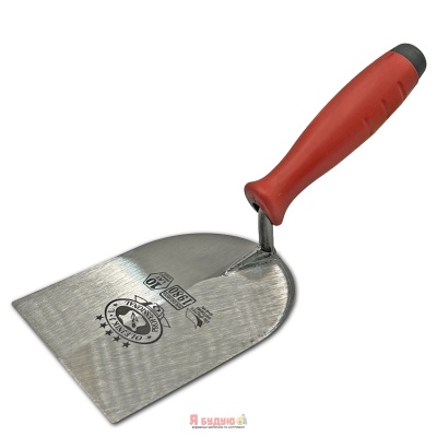 Кельма штукатурна плиточна 100мм кований метал ручка Двохкомпонентна OLEJNIK