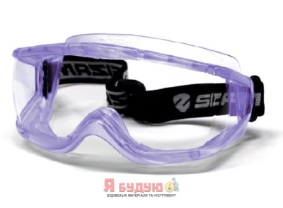 Окуляри захис. закриті з прозорими лінзами,1-го оптичного класу,непряма вентиляція/SUPER VISION 2890