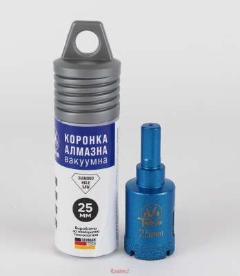 Коронка алмазна вакуумна Т-Nova 25mm