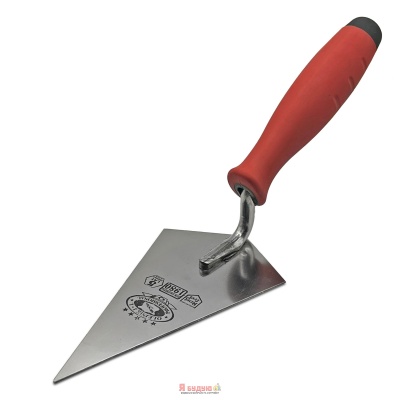 Кельма штукатурна "котячий язик" гостра 140мм ручка Двохкомпонентна OLEJNIK