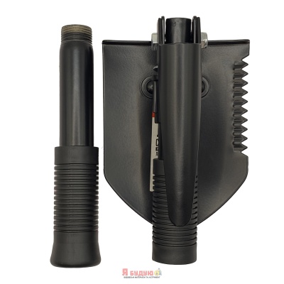 Лопата Міні саперна складна гумова ручка 410мм 