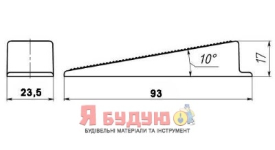 Клин "MAXI" NLS (50шт) 25