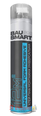 BAUSMART Клей - піна монтажна Універсальна 860г (750мл/ 12м2 )