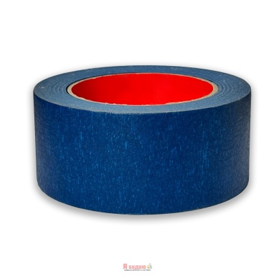Фасадна малярна стрічка UV-TAPE Синя 50мм*50м ТМ "WoffMann professional tools"