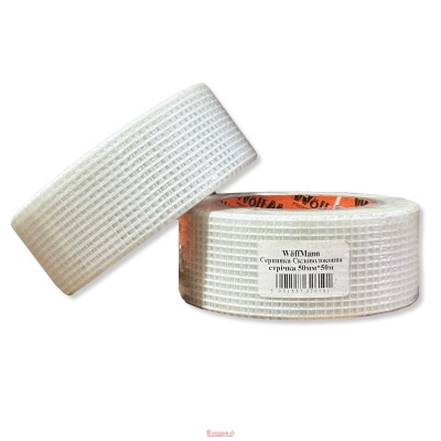 Серпянка Скловолоконна Стрічка 50мм*50м/36шт WOFFMANN