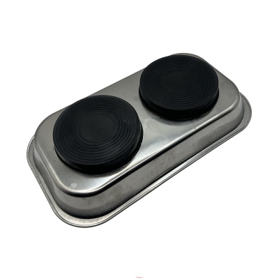 Магнітна тарілка подвійна 136х235мм "WoffMann professional tools"