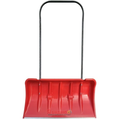 3721 Лопата для снігу (велика кольорова) 450х800мм алюмінієва вставка