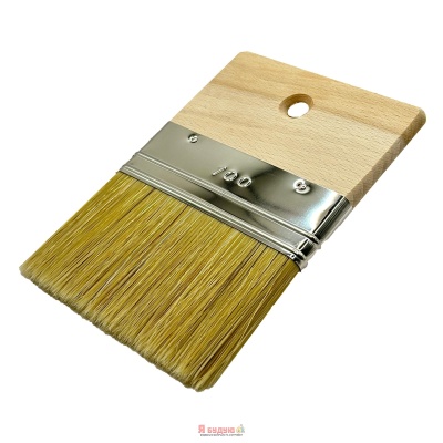 Пензель плоский для декору 10см OLEJNIK