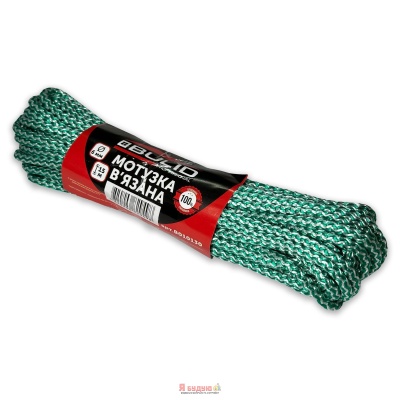 Мотузка в'язана 6мм 15м асорті TM "BULID"