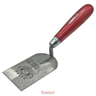 Кельма штукатурна плиточна 60мм кований метал ручка Дерев'яна OLEJNIK