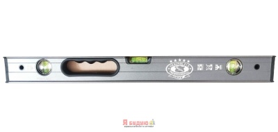 Рівень сірий з 3-ма вічками 120 см POWER MAX OLEJNIK