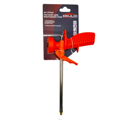 Пістолет для монтажної піни Пластмасовий корпус ТМ «BULID»