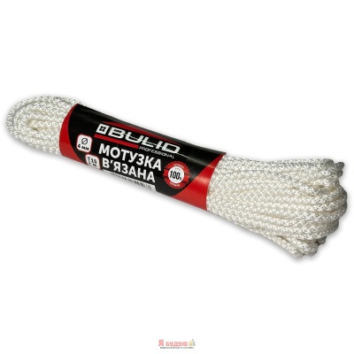 Мотузка в'язана 4мм 15м Біла  TM "BULID"