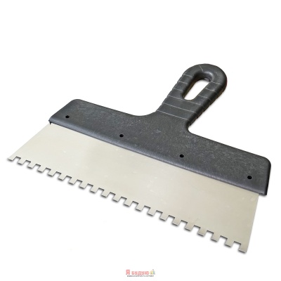 Шпатель для клею, зубчастий 6х6 250mm (60шт.)