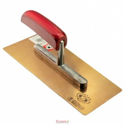 Терка нержавіюча сталь 240мм венеціанка ручка Дерев'яна OLEJNIK