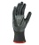 Рукавиці трикотажні з нітриловим покрит, неповний облив, чорний, розмір 8 арт.4521