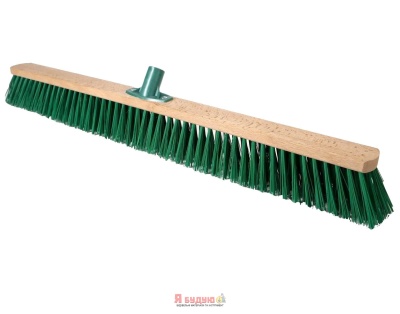 Щітка вулична для прибирання  80см з пластиковим кріпленням на різьбу
